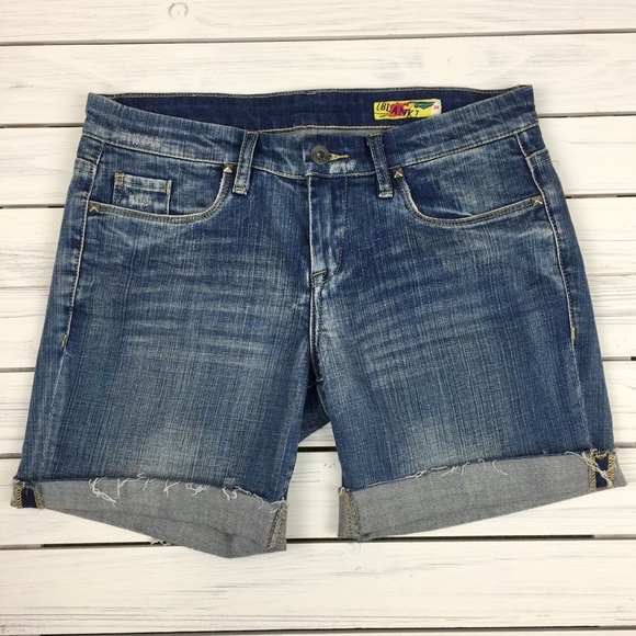 Blank NYC Studded Cut Off Denim Shorts - Picture 2 of 8